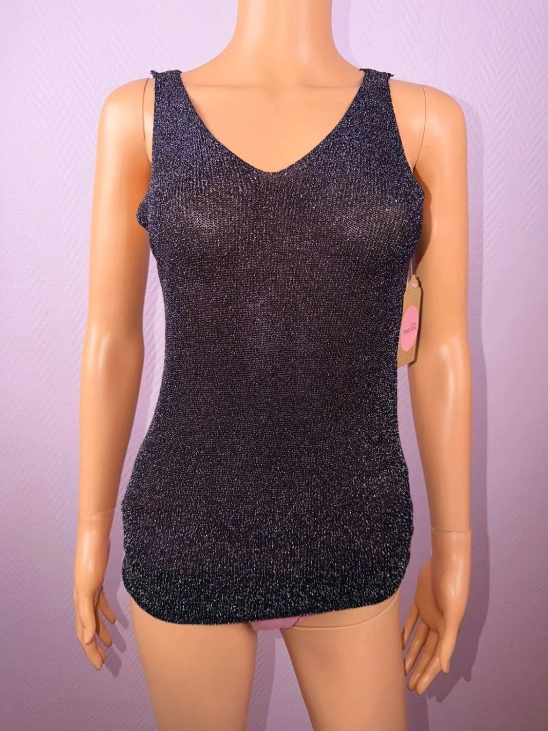 Débardeur léger en lurex jamais servie – photo 3